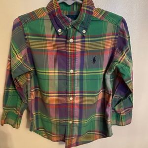Ralph Lauren button down dress shirt size 3T